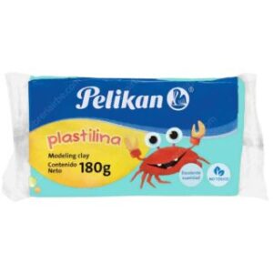 Plastilina Pelikan, en Barra, Bloque, Marqueta de 180 gramos, Celeste Aqua