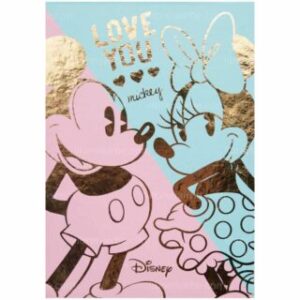 Block de Notas con 120 Hojas (12.5 x 17.5 cm) – Mooving at Work Disney – Mickey & Minnie