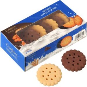 Borrador, con Forma de Galletitas, Kawaii, Caja con 6 Piezas