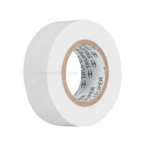 Cinta Aislante, Blanca, TRUPER, Mediana, Rollo de 9 m x 19 mm