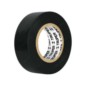 Cinta Aislante, Negra, TRUPER, Mediana, Rollo de 9 m x 19 mm