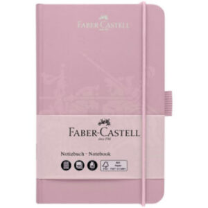 Cuaderno, Notebook, Tamaño A6, Empastado, Tapa Dura, Faber-Castell, con 97 Hojas Cuadriculadas de 100 g/m² – Rose Shadows