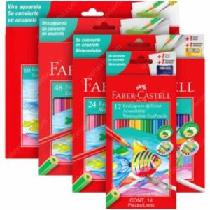 EcoLápices de Colores Acuarelables Faber-Castell