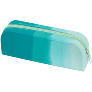 Estuchera de 1 Cierre, Rectangular, de Silicona, BRW Soul – Degradé Turquesa