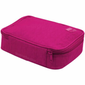 Estuchera de 1 Cierre, de Nylon, con capacidad para 100 Bolígrafos, BRW Soul – Fucsia