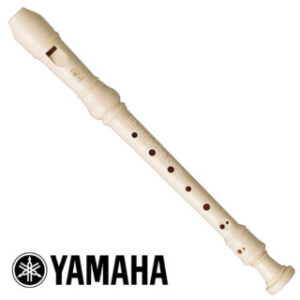 Flauta Dulce YAMAHA Soprano / Descant, Digitación Barroca, Modelo YRS-24 – Blanco