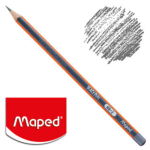 Lápiz Negro Triangular de Grafito HB Maped Black’Peps