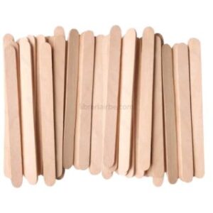 Palitos de Helado, Picolé, de Madera, Color Natural, 11 x 0.9 cm, Bolsita de 80 g