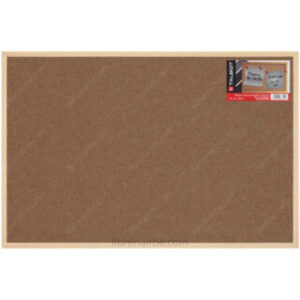 Pizarra de Corcho con Marco de Madera, Tablero de Anuncios, TALBOT, 61 x 91.5 cm