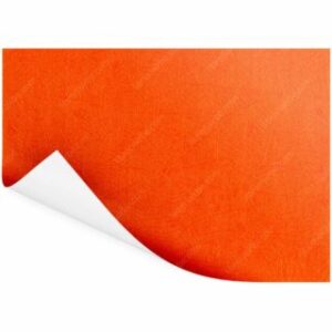 Papel Araña Plastificado, Pliego de 50 x 70 cm – Naranja