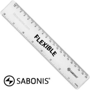 Regla 20 cm Flexible SABONIS
