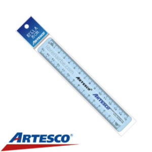 Regla de Plástico Transparente, Artesco, 15 cm