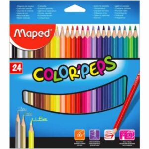 Set 24 Lápices de Colores Triangulares Maped Color’Peps