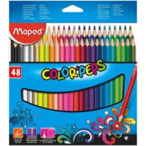 Set 48 Lápices de Colores Triangulares Maped Color’Peps