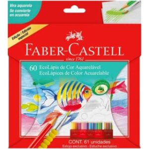 Set 60 EcoLápices de Colores Acuarelables Faber-Castell – Edición Especial