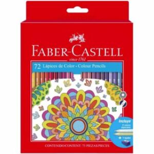 Set 72 EcoLápices Hexagonales de Colores Faber-Castell + Tajador