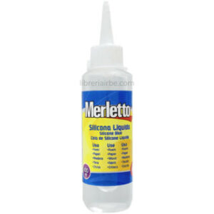 Silicona Líquida, Pegamento Transparente, Merletto, Bote de 100 ml