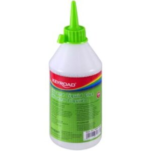 Silicona Líquida, Pegamento Transparente, KEYROAD, Bote de 250 ml (Cuarto Litro)