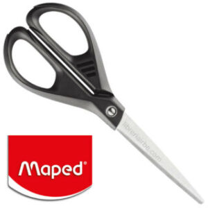 Tijera de 17 cm, Mediana, para Oficina, Maped Essentials Green E4680, Simétrica