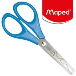 Tijera Escolar Punta Roma de 13 cm, Pequeña, Maped Essentials