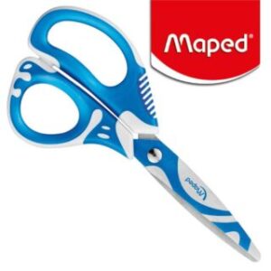 Tijera Escolar Punta Roma de 13 cm, Pequeña, Maped Zenoa Fit