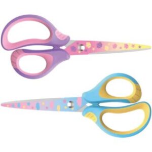 Tijera Escolar de 15 cm, Mediana, de Acero Inoxidable, KEYROAD Pastel Soft