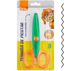 Tijera de 13 cm, con Diseño, Forma Decorativa, BRW – Zig Zag